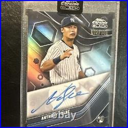 2023 Topps Chrome Black Anthony Volpe RC Encased Auto CBA-AV /150 NY YANKEES