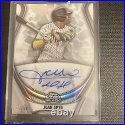 2023 Topps Chrome Black Juan Soto Ivory Autograph 13/50 Padres