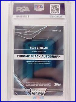 2023 Topps Composite Topps Chrome Black Autographs #TCBA-TEB Tedy Bruschi (AU)