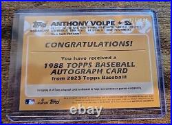 2023 Topps Update Series 1988 Topps Baseball Autographs Black #88BAU-AV /199