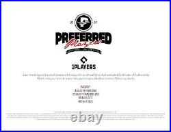 2024 Onyx Preferred Players Collection Autographed Baseball Hobby 3-box Case