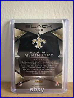 2024 Panini Black Football Kool-Aid McKinstry RPA NIKE SWOOSH AND LAUNDRY TAG