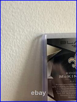 2024 Panini Black Football Kool-Aid McKinstry RPA NIKE SWOOSH AND LAUNDRY TAG