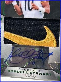 2024 Panini Black Kordell Stewart Sizeable Signatures Nike Swoosh /5 Steelers