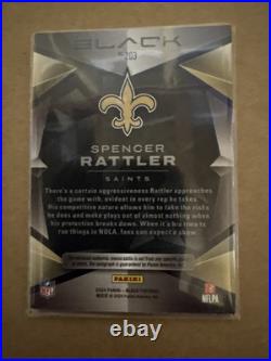 2024 Panini Black Rookie Patch Autographs#203 Spencer Rattler Ruby 14/15