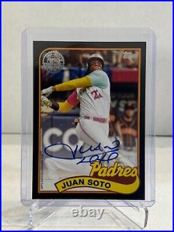 2024 Topps Baseball 89BA-JS Juan Soto ON CARD Autograph BLACK 60/99