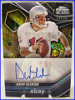 2024 Topps Chrome Black 25/25 Drew Bledsoe Auto ON CARD New England Patriots