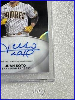 2024 Topps Chrome Black Ivory Autograph. CPA-JS. Juan Soto-OF-Padres-25/50