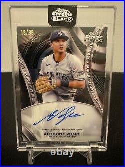 2024 Topps Chrome Black Super Futures Autographs #SFA-AV Anthony Volpe /99