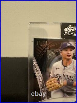 2024 Topps Chrome Black Super Futures Autographs #SFA-AV Anthony Volpe /99