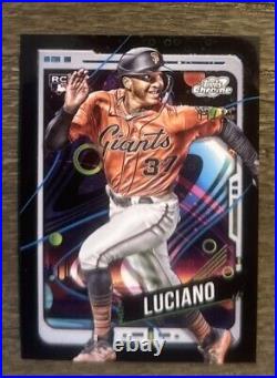 2024 Topps Chrome Cosmic Marco Luciano RC #99 Giants Black Eclipse 1/10