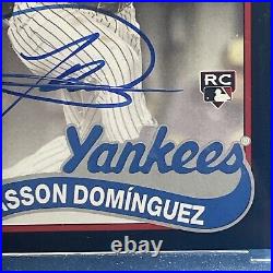 2024 Topps Series 2 Jasson Dominguez Rookie Auto 1989 Topps Black #/199 Yankees