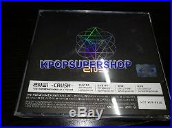 2NE1 New Album Crush CD Autographed Signed Promo Photobook Cracked Black Version