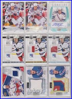 90 Card Brian Boyle Rookie Lot Jersey Autos Parallels Patches Cup Ultimate Black