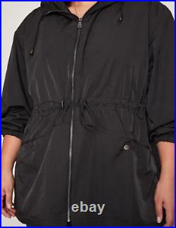 AUTOGRAPH Plus Size Long Sleeve Longline Anorak Jacket