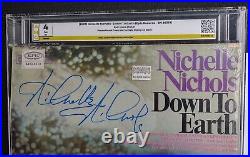 AUTOGRAPH SIGNED 1967 Nichelle Nichols Down To Earth Promo LP Vinyl AMG JSA SGC