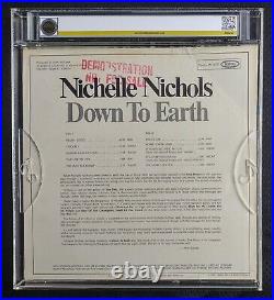 AUTOGRAPH SIGNED 1967 Nichelle Nichols Down To Earth Promo LP Vinyl AMG JSA SGC