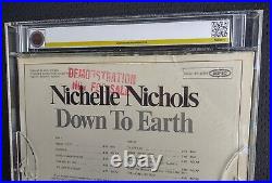 AUTOGRAPH SIGNED 1967 Nichelle Nichols Down To Earth Promo LP Vinyl AMG JSA SGC