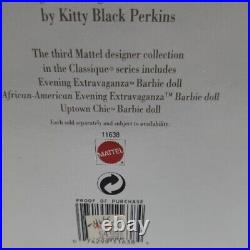 AUTOGRAPHED Evening Extravaganza Barbie by Kitty Black Perkins 1993 11638 NRFB