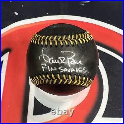 Aaron Boone NY Yankees Signed Black Baseball Autographed Inscribed Steiner CX