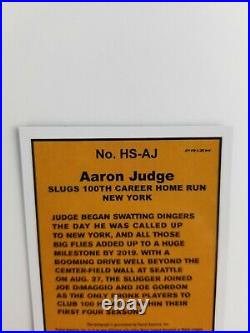 Aaron Judge 2020 Optic FOTL Black Cracked Ice Auto 02/15 New York Yankees