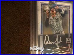 Aaron Judge 2020 Topps Museum Collection Black Framed Autograph /5 On Card Auto