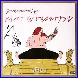 Action Bronson Signed Mr Wonderful Black Vinyl Record LP Autograph Hip Hop with CD