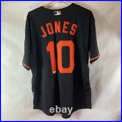 Adam Jones Autographed Baltimore Orioles Black Jersey PSA DNA COA