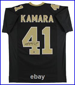 Alvin Kamara Authentic Signed Black Pro Style Jersey Autographed BAS Witnessed