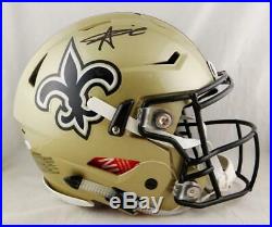 Alvin Kamara Autographed New Orleans Saints F/S SpeedFlex Helmet- JSA W Black