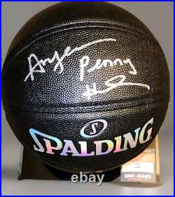 Anfernee? Penny? Hardaway (New Never Flat Black) Autographed Basketball