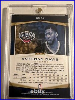 Anthony Davis 2017-18 Panini Ascension Basketball Autograph #1/1 Pelicans Lakers
