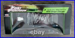 Authentic Letty Autographed The Fast and The Furious 1970 Dodge Charger 118