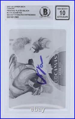 Autographed Adam Fox New York Rangers Art Fanatics Authentic COA Item#13265560