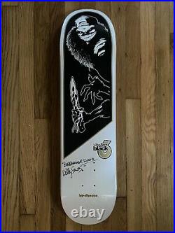 Autographed Birdhouse Willy Santos Slasher Black 6 Skateboard Deck 2008