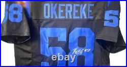 Autographed Bobby Okereke Football Jersey