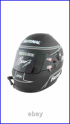 Autographed Brad Keselowski Full Size Fastenal Helmet PA AUTO COA