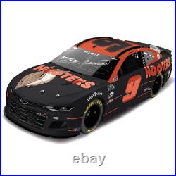 Autographed Chase Elliott 2021 Hooters Black Night Owl 1/24 Action