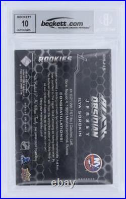 Autographed Ilya Sorokin Islanders Hockey Slabbed Rookie Card Item#13265578 COA