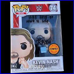 Autographed Kevin Nash Funko Pop #74 Chase Limited Edition WWE Rare JSA COA