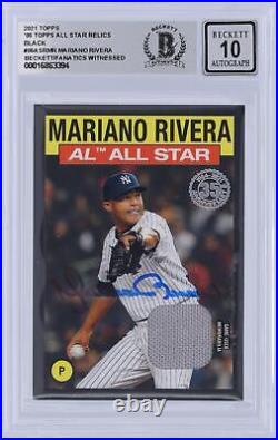 Autographed Mariano Rivera Yankees Baseball Slabbed Card Item#13478963 COA
