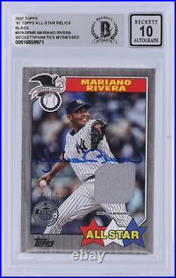 Autographed Mariano Rivera Yankees Baseball Slabbed Card Item#13478966 COA