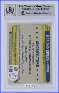 Autographed Mariano Rivera Yankees Baseball Slabbed Card Item#13478966 COA