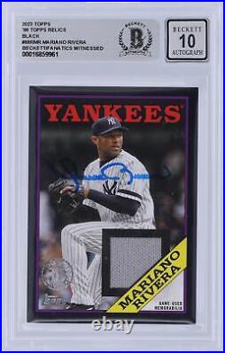 Autographed Mariano Rivera Yankees Baseball Slabbed Card Item#13478969 COA