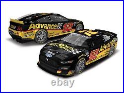 Autographed Ryan Blaney 2023 Advance Auto Parts Next Gen Mustang 1/24 Action