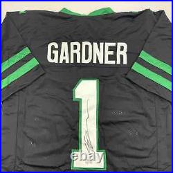 Autographed/Signed Ahmad Sauce Gardner New York Black Jersey Beckett BAS COA #2