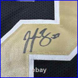 Autographed/Signed Malcolm Jenkins New Orleans Black Jersey Beckett BAS COA