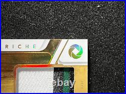 BREECE HALL 2022 Gold Standard Nouveau Riche RPA out of /75 New York Jets