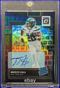 BREECE HALL Rookie Auto 2022 Optic Black Pandora Holo Prizm SP /25 RC