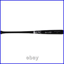 Bernie Williams New York Yankees Autographed Black Rawlings Pro Model Bat